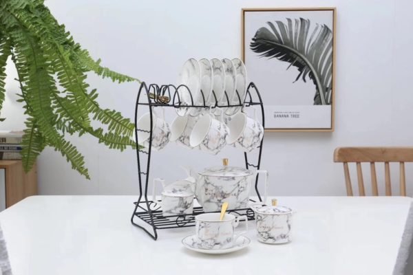 Coffee Set21(21头大理石咖啡具)