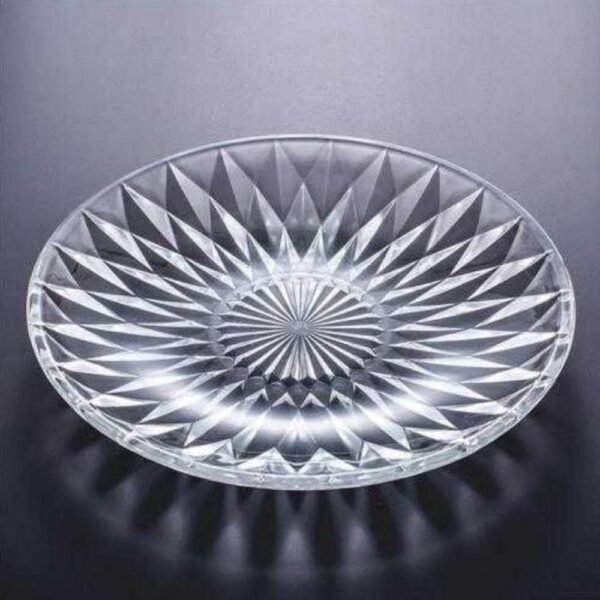 Transparent Round Shiny Fruit Plate(圆形闪亮果盘3#)