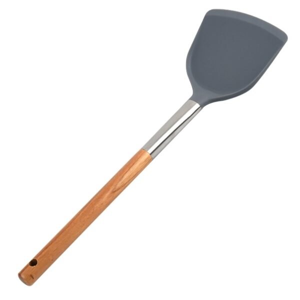 Silicone Shovel Wooden Handle 木柄硅胶中华铲 Cookerland Malaysia Kitchen Equipment Supplier