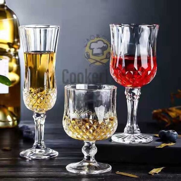 Diamond Wine Glass(钻纹浮雕玻璃杯系列)