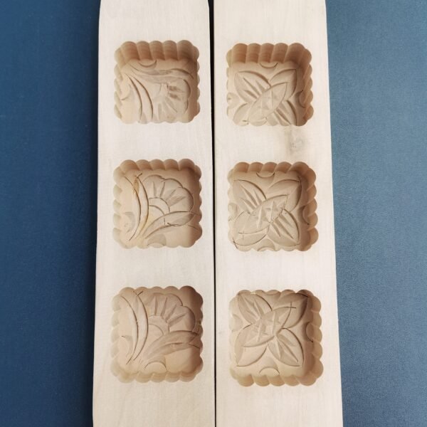 Traditional Wooden Cake Mold(3眼棋子印)