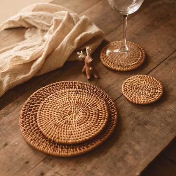 Rattan Coaster(藤编杯垫)