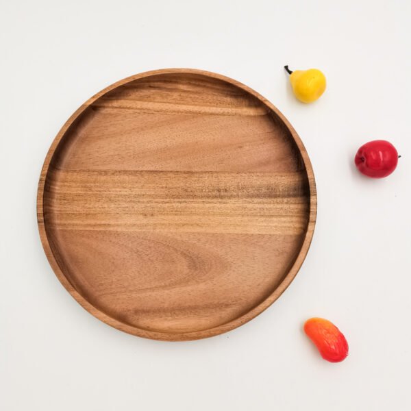 Wooden Serving Tray(圆形食物盘)