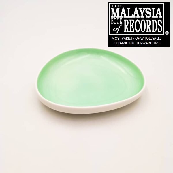 Deep Plate(哑光白龙泉三角形深盘)