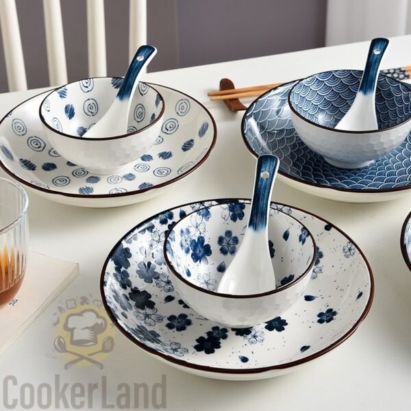 Tableware Set(蓝绘餐具套装16件套)