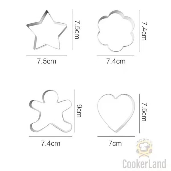 James.F Cookie Cutters Set(饼摸4件套)