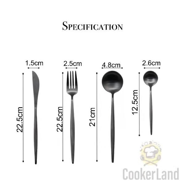 Matte Surface Cutlery Set(哑光西式刀叉套装)