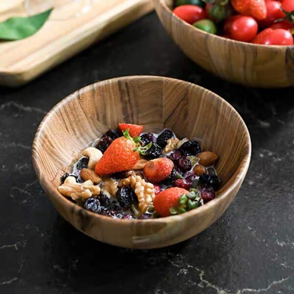 Teak Wooden Bowl (柚木木碗)