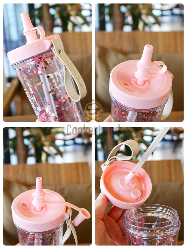 Quicksand Water Cup (流沙吸管水杯）