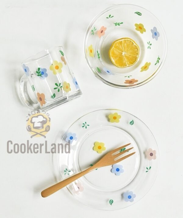 Flower Design Tableware Set 田园风餐具