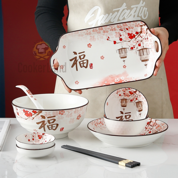 29 Pcs Tableware Set Good Luck 吉祥福