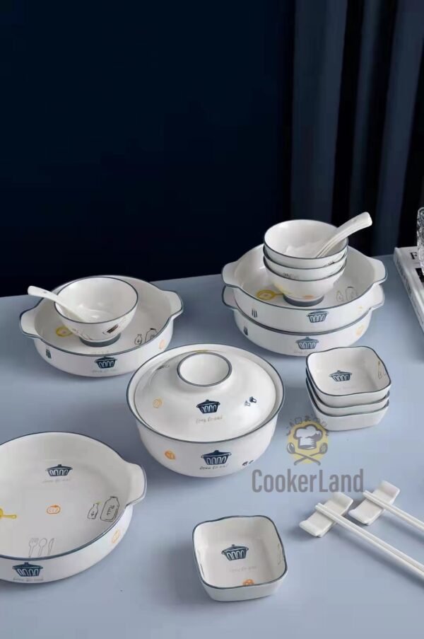 26 Pcs Romantic Tableware Set 浪漫柏林餐具