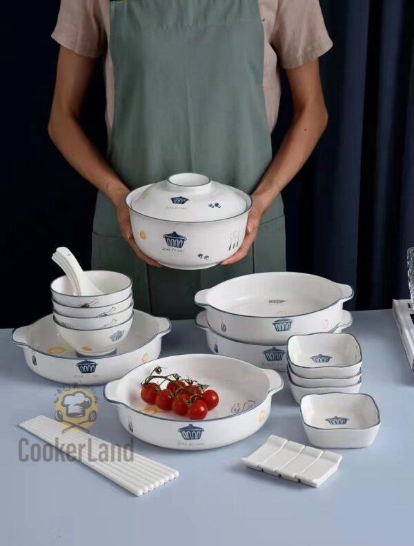 26 Pcs Romantic Tableware Set 浪漫柏林餐具