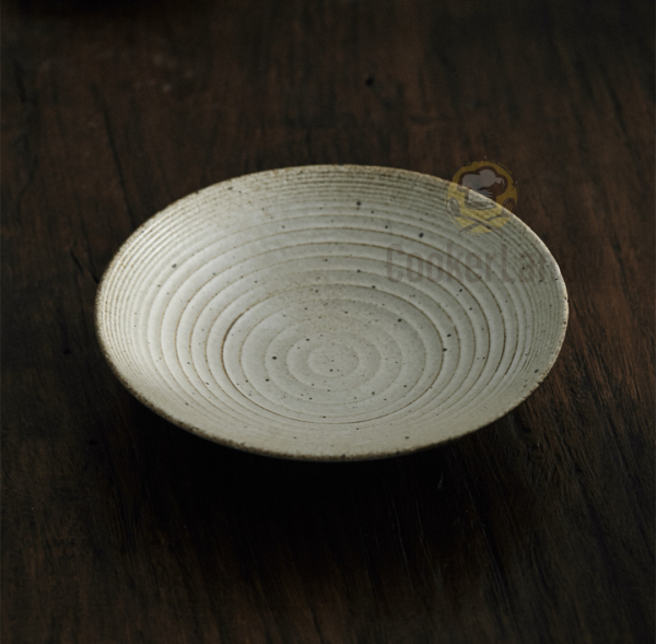 Round Plate ( White )锅三太碟子