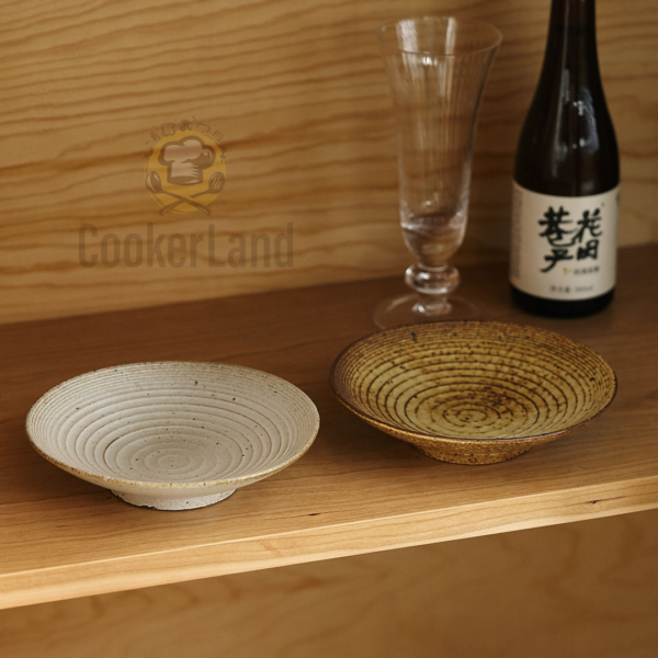 Round Plate ( White )锅三太碟子