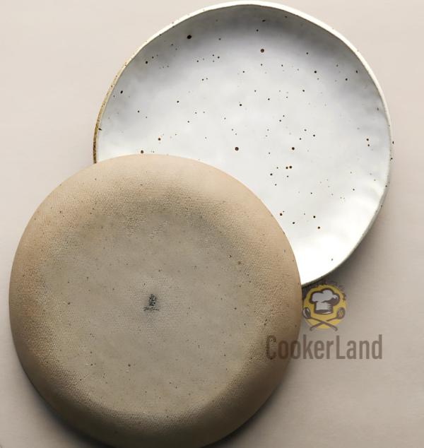 Handmake Round Plate 手工布纹圆盘