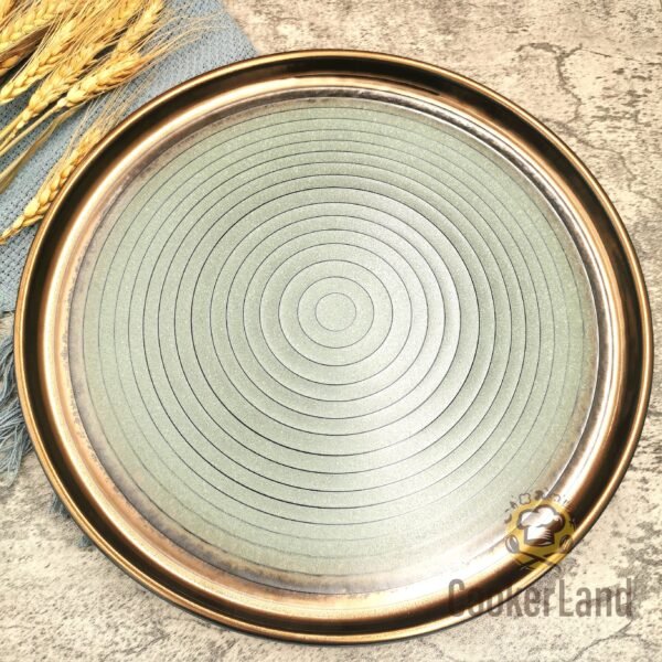 Round Plate ( Green ) 罗纹烤盘