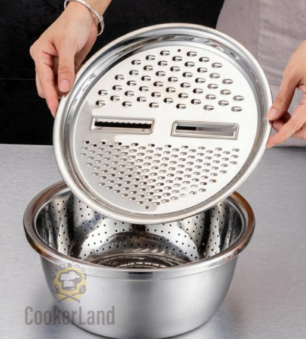 3 Pcs  Round Wash Basket 沥水盆三件套