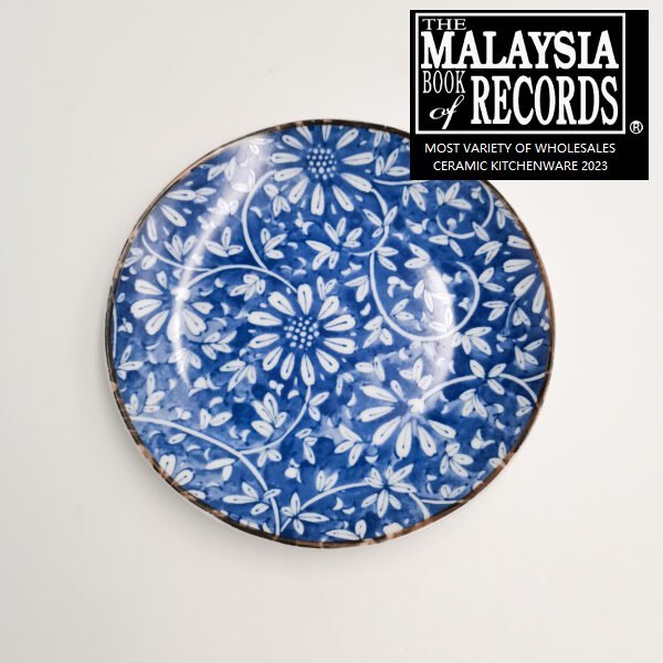 Round Plate(青花向阳花盘)