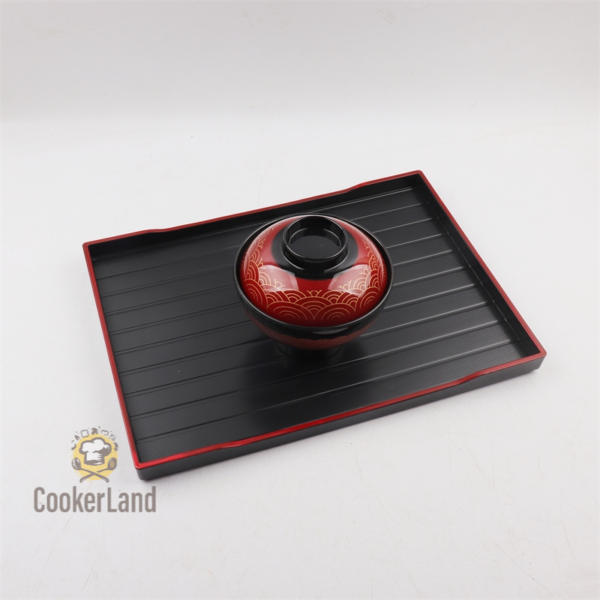 Japanese Tray 长方条纹日式托盘