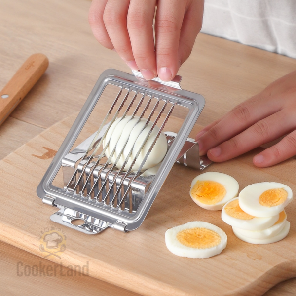 Stainless Steel Egg Slicer 刀片型全钢切蛋器