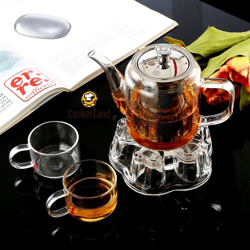 Flower Tea Cooker Glass Flower Teapot (玻璃花茶壶) : Cooker Land : Malaysia Kitchen Equipment ...