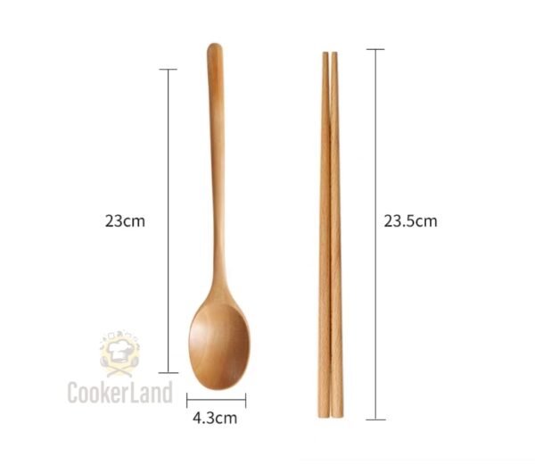 Wooden Chopsticks and Spoon 荷木筷勺