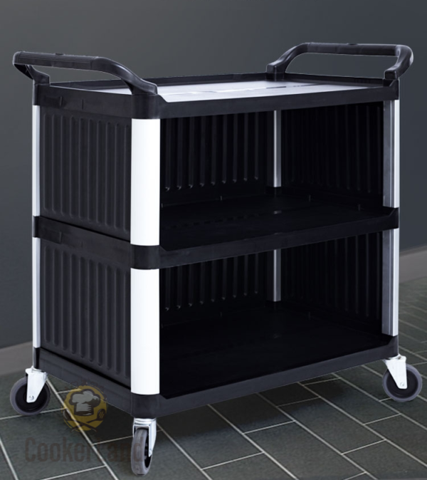 Three Tier Utilities Cart(Black) 三层手推车（黑色）