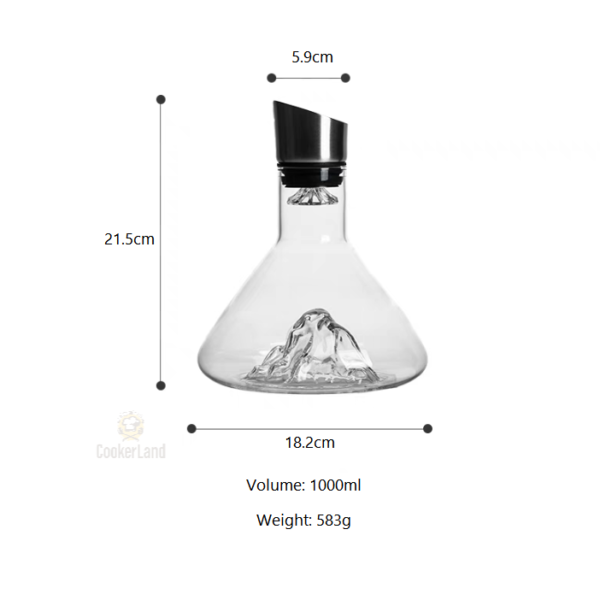 Fuji Hill Decanter (富士山滗水器)