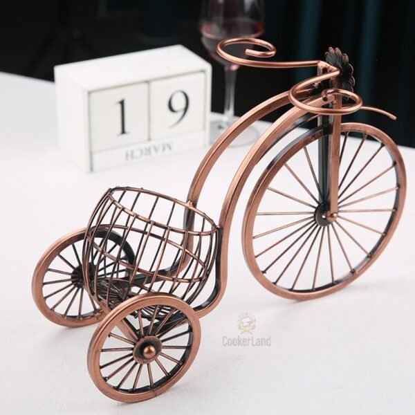 Wine Bottle & Glass Tricycle Rack (三轮车酒瓶和玻璃杯架)