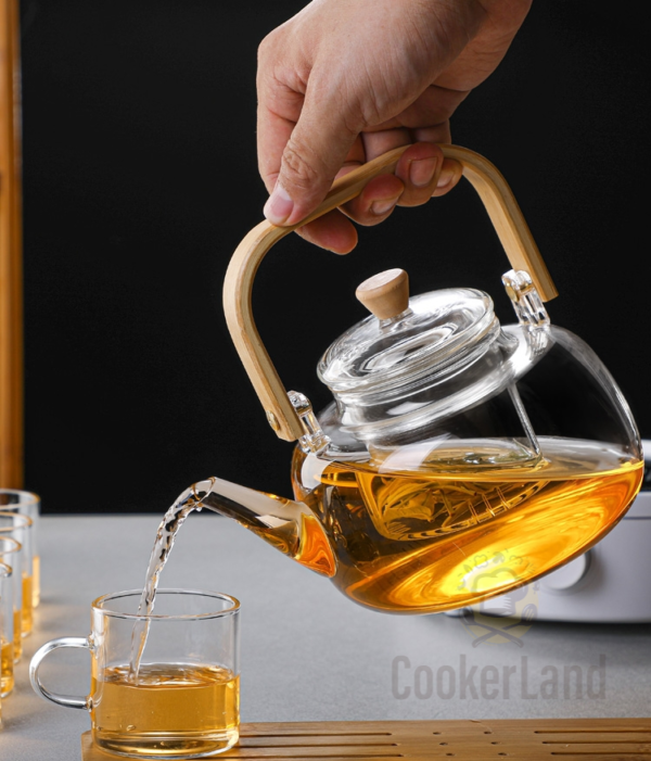 Glass Tea Pot With Handle 提梁壶