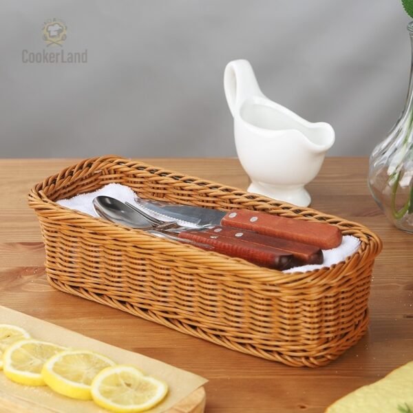 Cutlery Rattan Basket 餐具藤篮