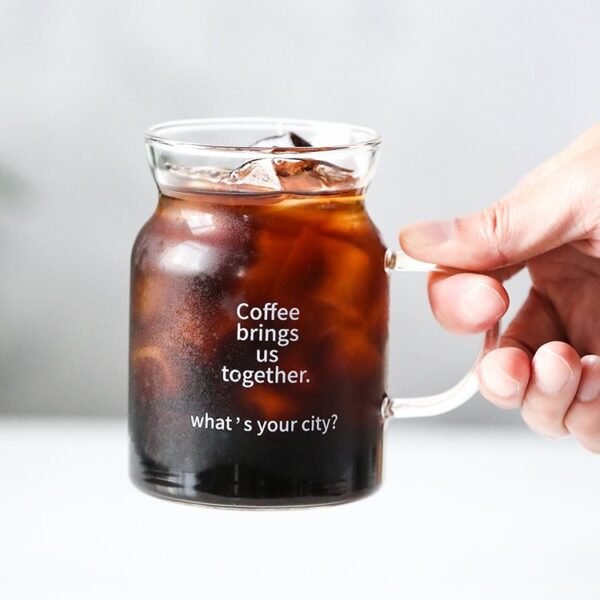 Jug Glass Cup with Handle 水罐玻璃杯