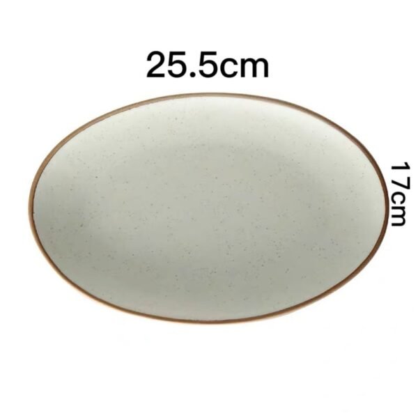 Oval Plate 如意旦形盘