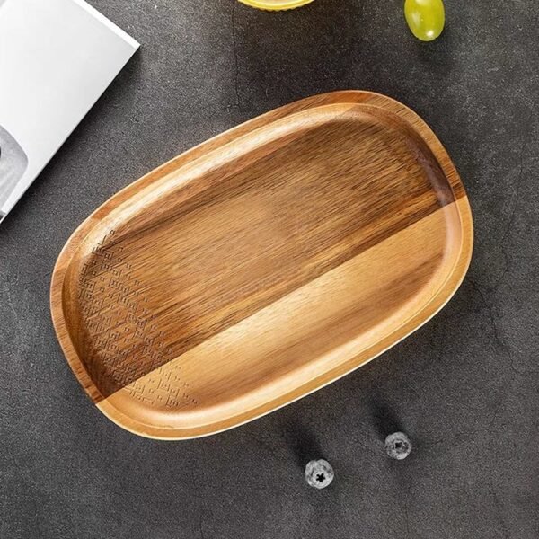 Oval Wooden Tray 厚椭圆形托盘