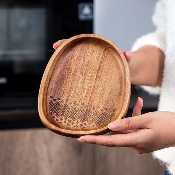 Heart Wooden Tray 厚心形托盘