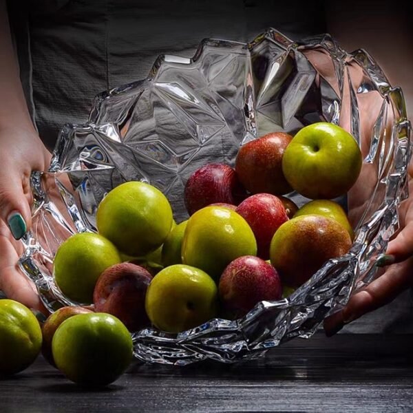 Diamond Glass Fruit Bowl 钻石果碗