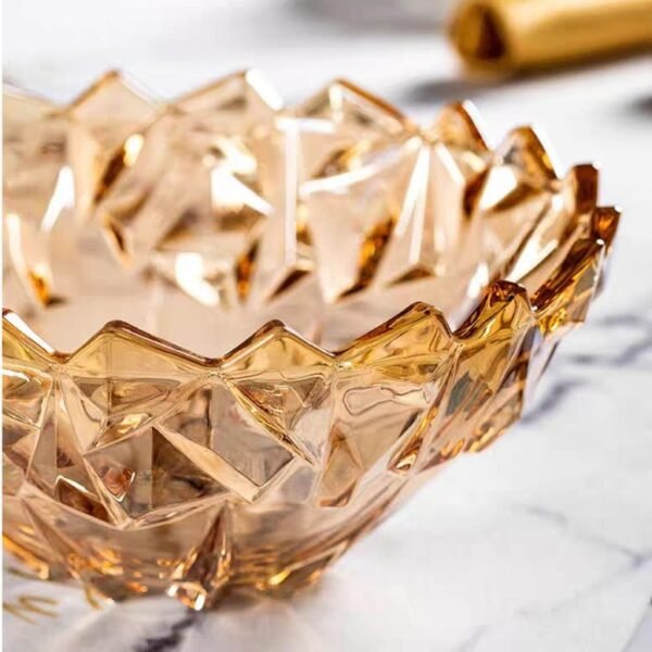 Diamond Glass Fruit Bowl 钻石果碗