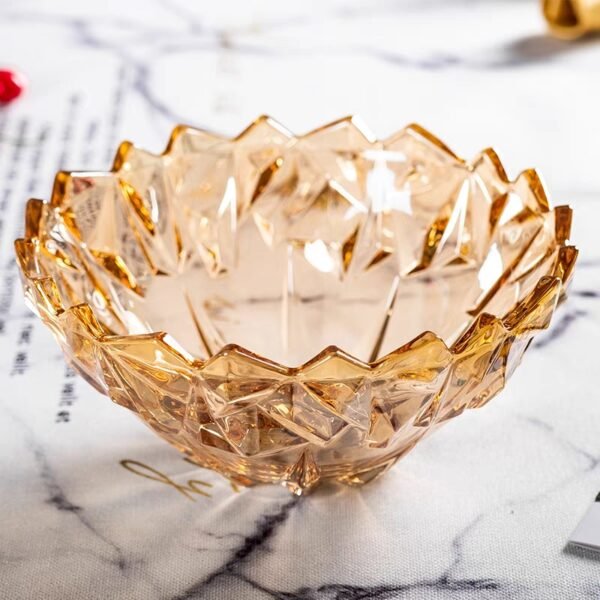 Diamond Glass Fruit Bowl 钻石果碗