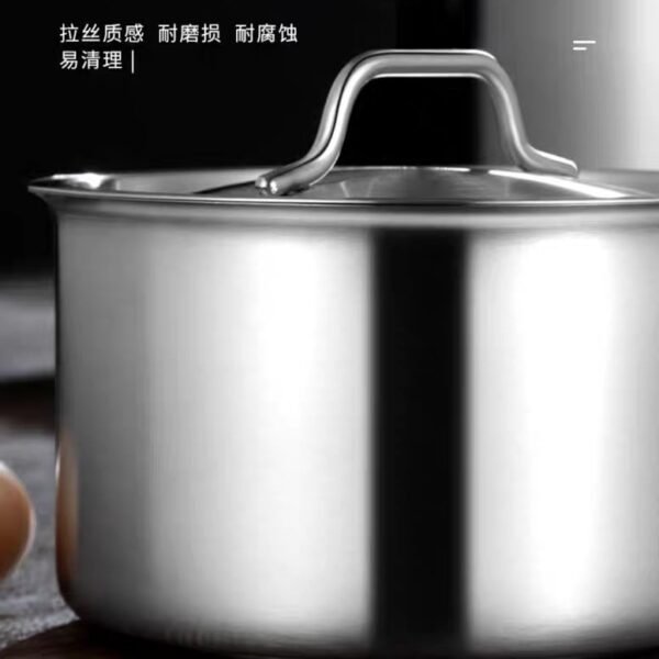 Stainless Steel Sauce Pan 复底高身汁锅 (单柄)