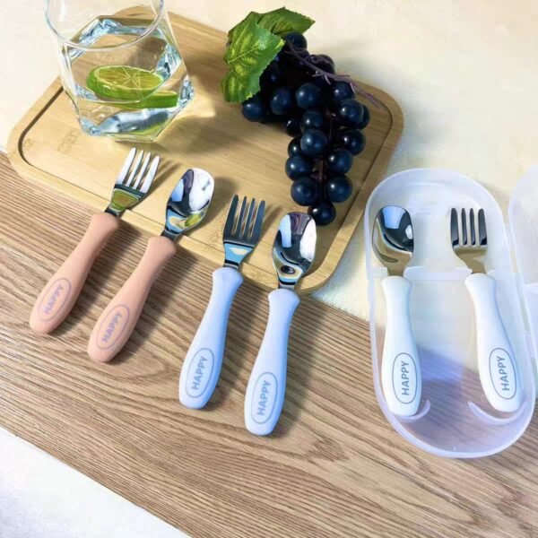 HAPPY Stainless Steel Children Cutlery 不锈钢儿童餐具