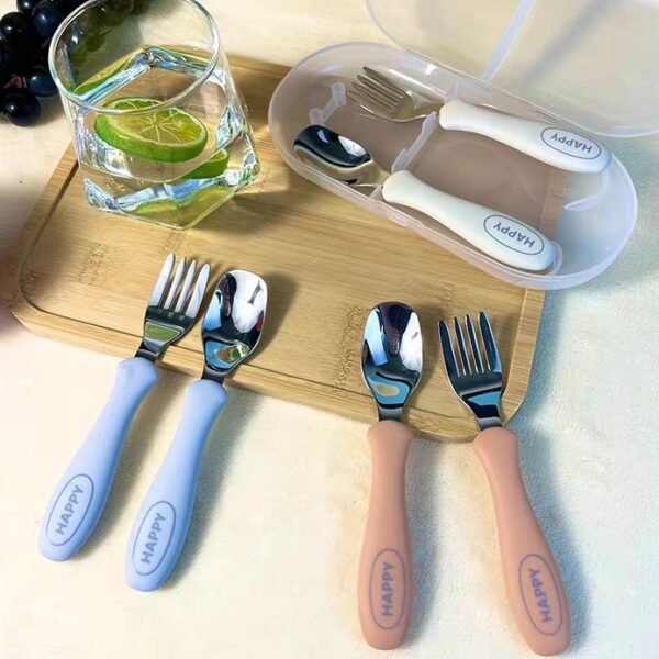 HAPPY Stainless Steel Children Cutlery 不锈钢儿童餐具