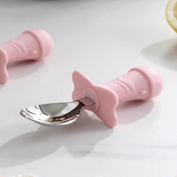 Children Silicone Handle Cutlery Set 儿童硅胶手柄餐具套装