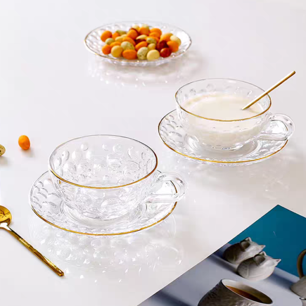 Glass Coffee Cup Set (玻璃咖啡杯套装)