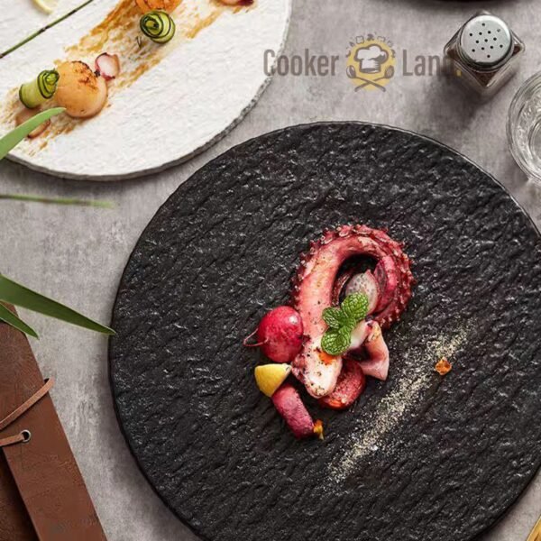 Round Flat Plate （圆厚边平板-黑）