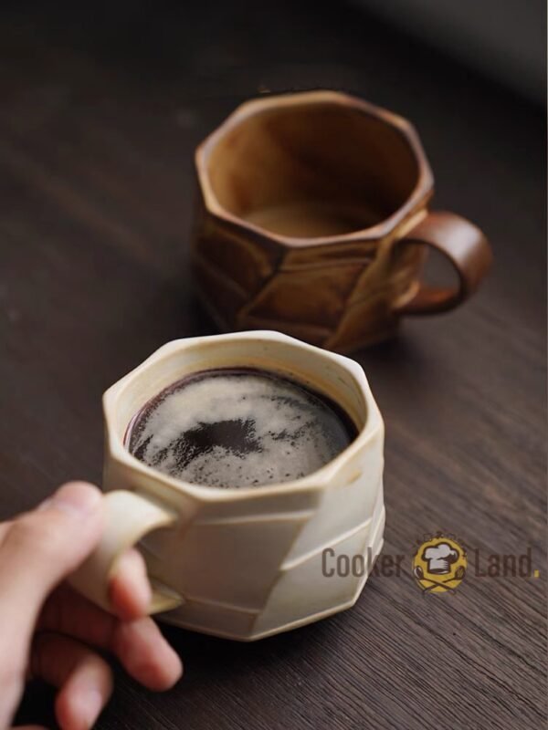 Hand Made Coffee Cup 手工切片咖啡杯