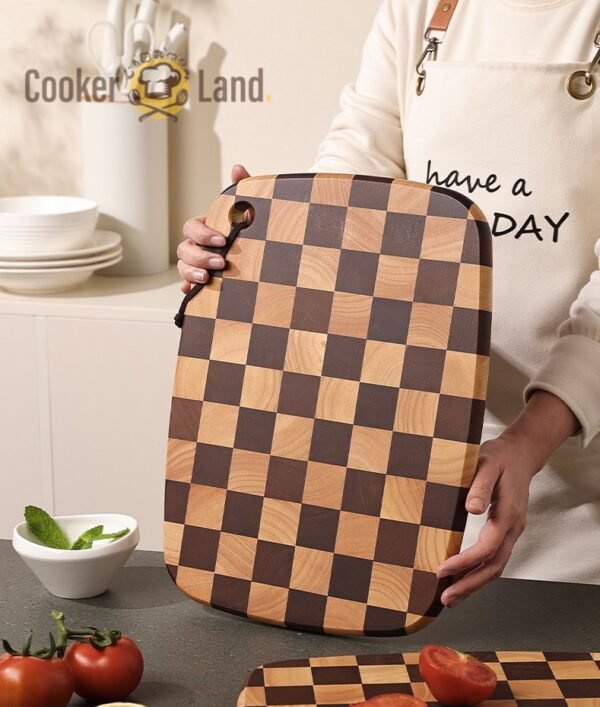 End Grain Chopping Board 椭圆棋盘板