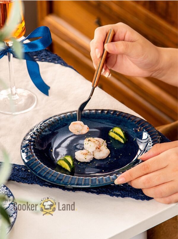 Blue Rose Tableware Set 蓝色玫瑰餐具套装